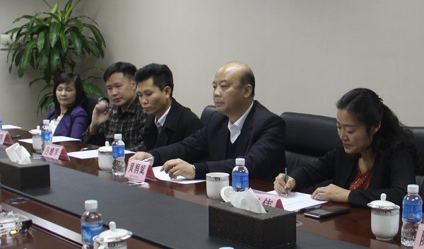 廣西南寧高新區黨工委書記黃潤斌一行來訪百靈天地